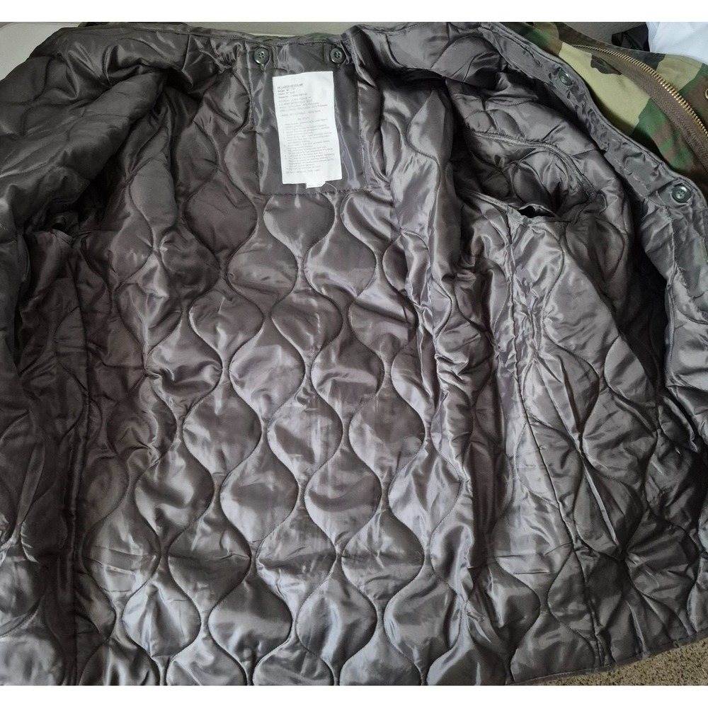 Men's Camouflage Field Jacket - Green Camo - Picture 4 of 9
